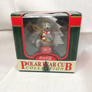 Coca-Cola Polar Bear Cub Collection Christmas Tree Ornament